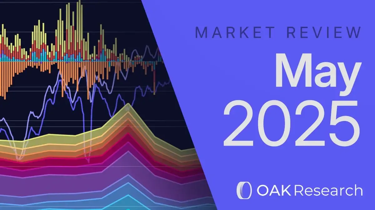 Crypto market review May 2025 | OAK Research