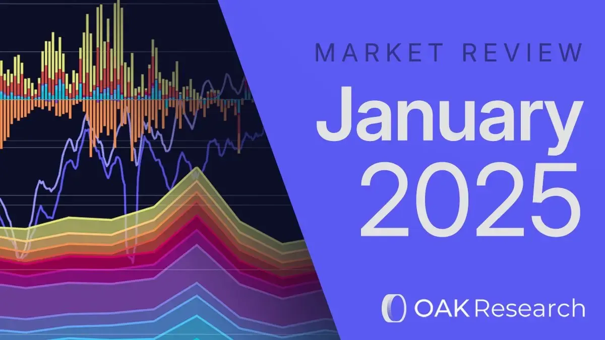 Crypto market review January 2025: BTC still dominates | OAK Research